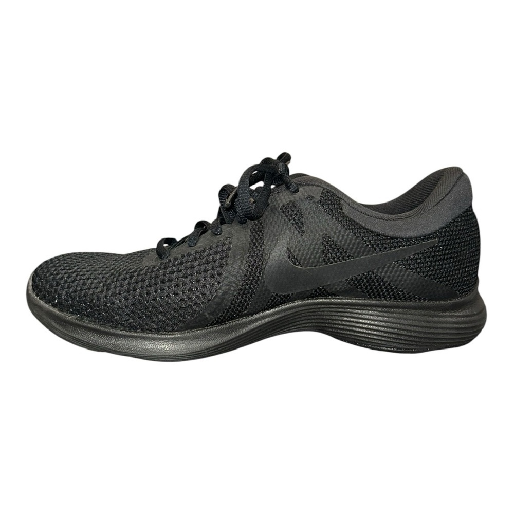 Nike Revolution 4 ‘Triple Black’ Women’s Sneakers – Size 9 USA pre-loved - Picture 4 of 12